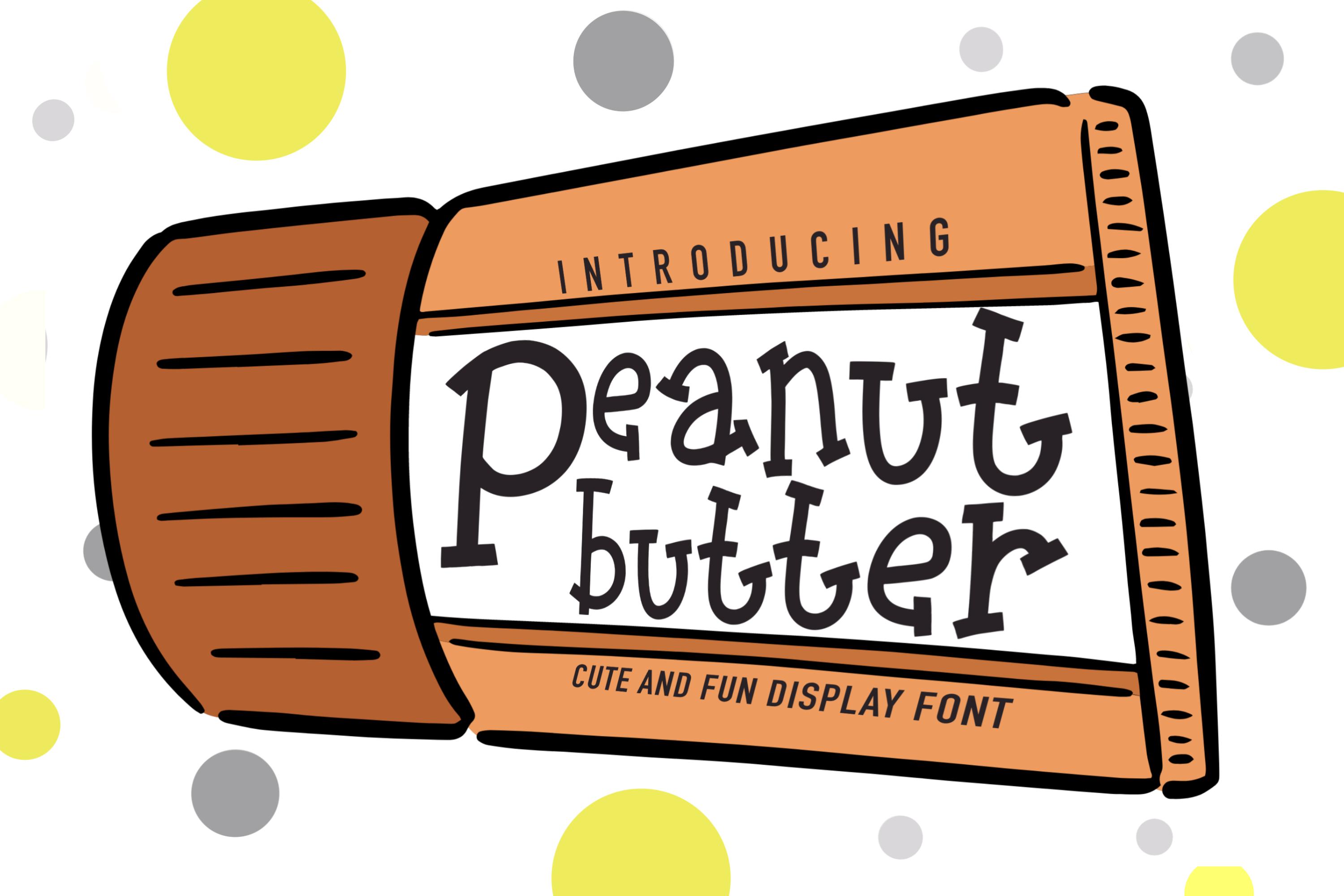 Peanut Butter Font