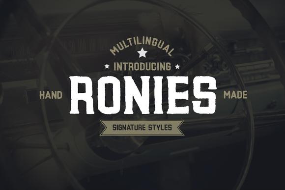 Ronies Font