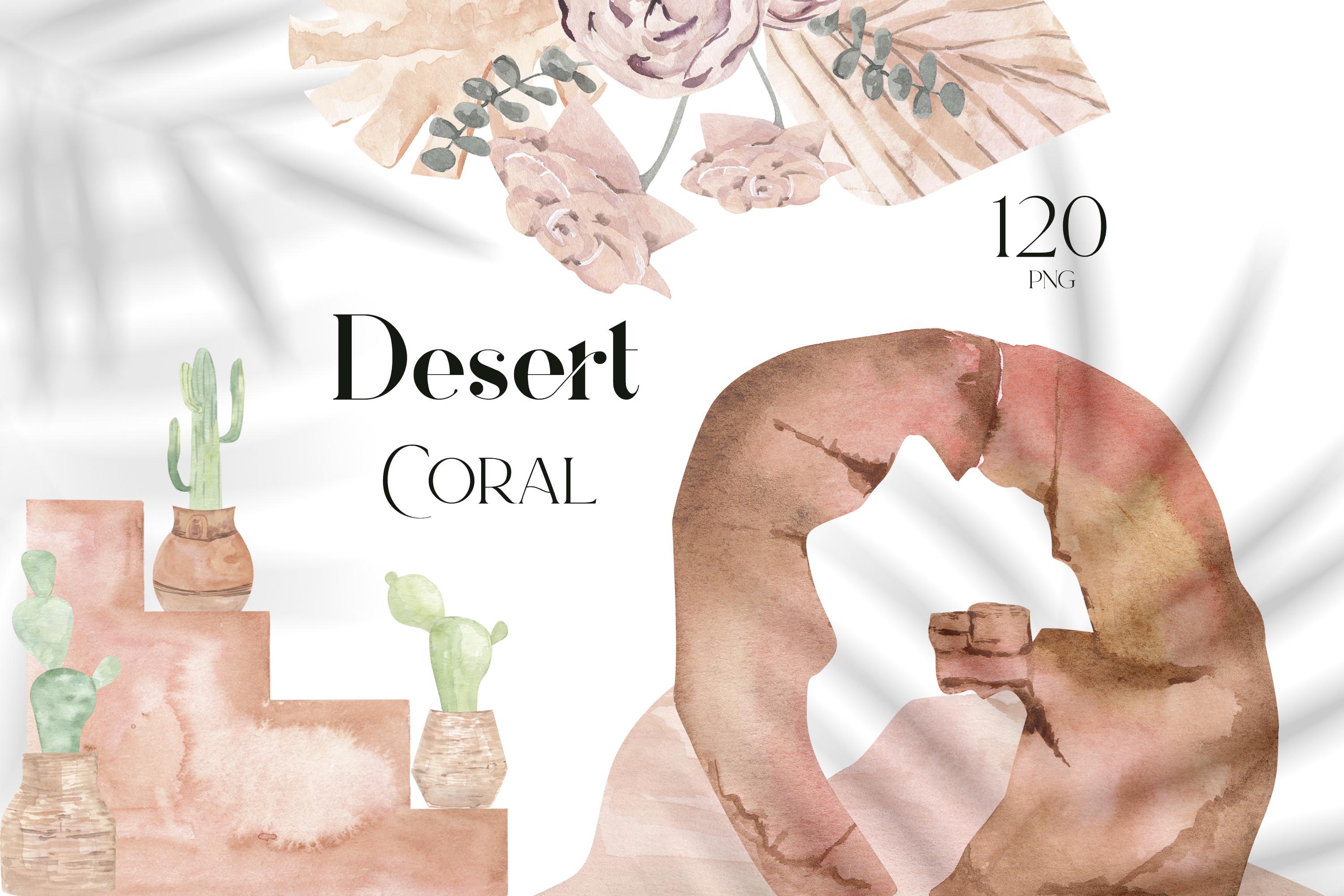 Watercolor Desert Bundle Png