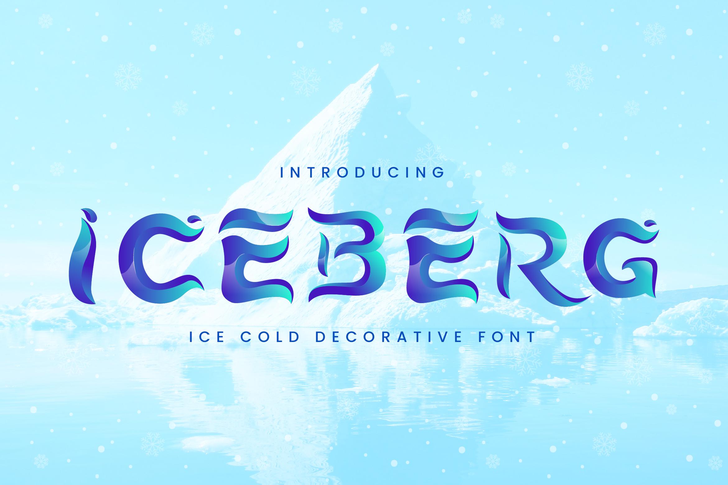 Iceberg Font