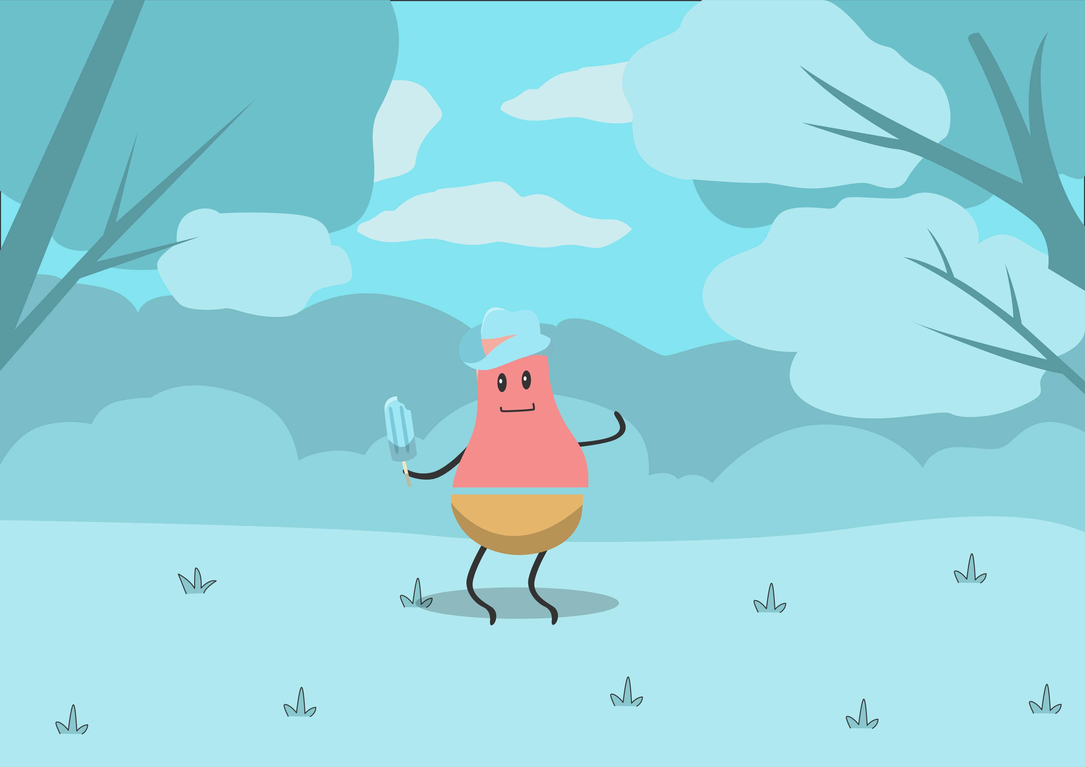 Cute Peanut Dumb Illustration #443