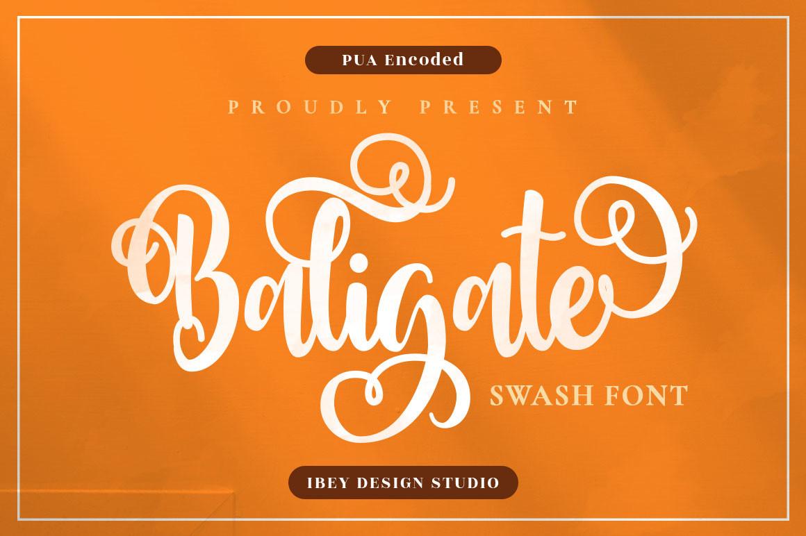 Baligate Font