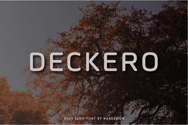 Deckero Font