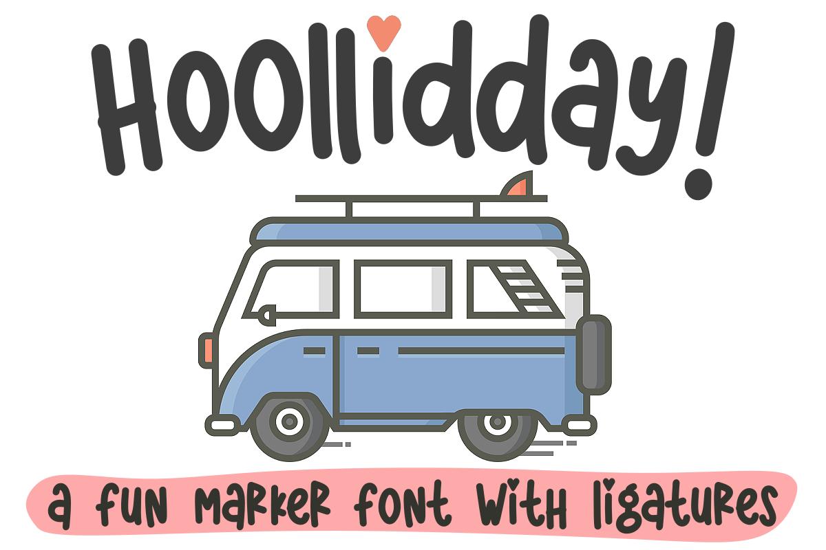 Hoollidday Font