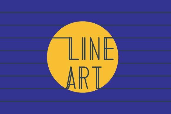 Line Art Font