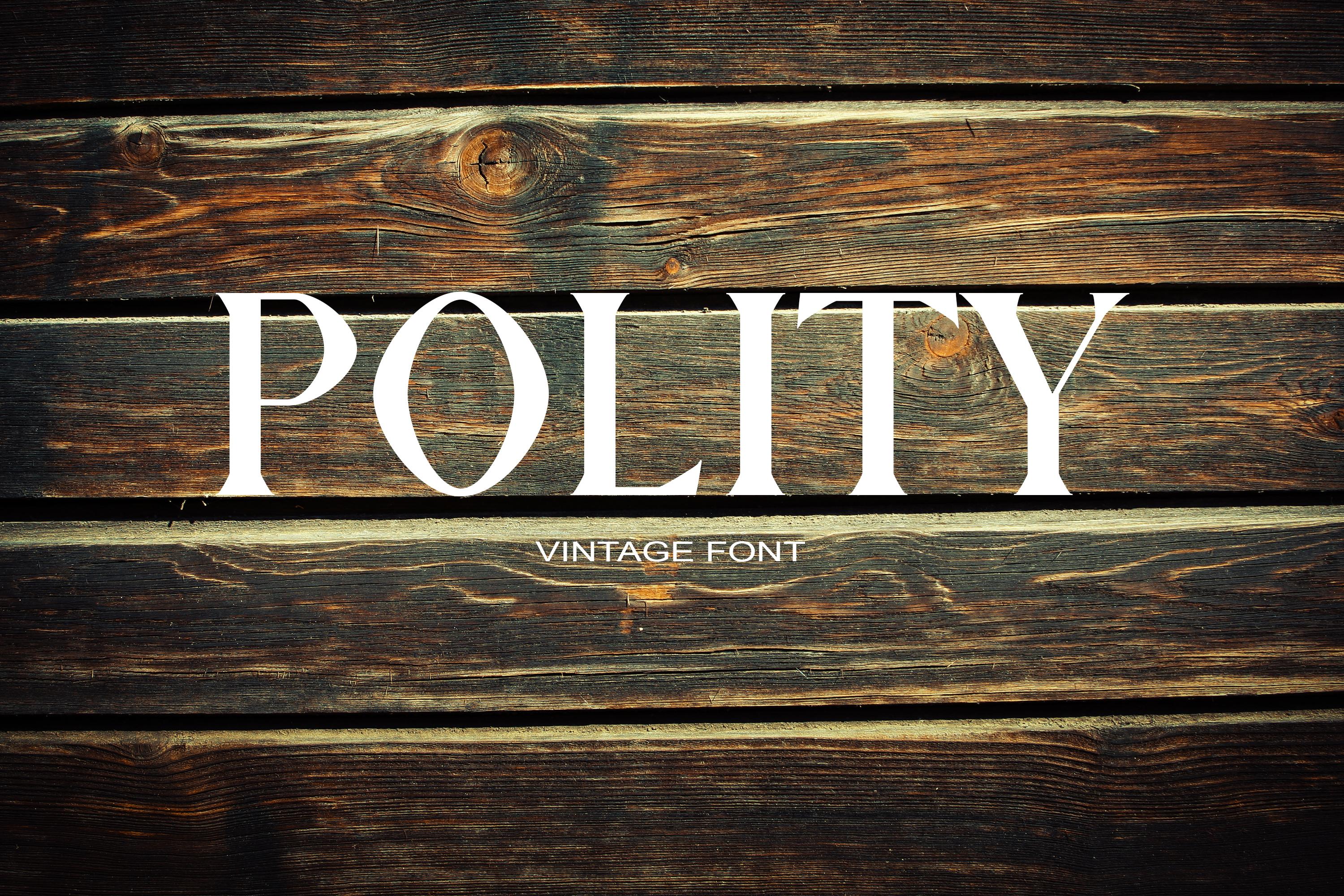 Polity Font