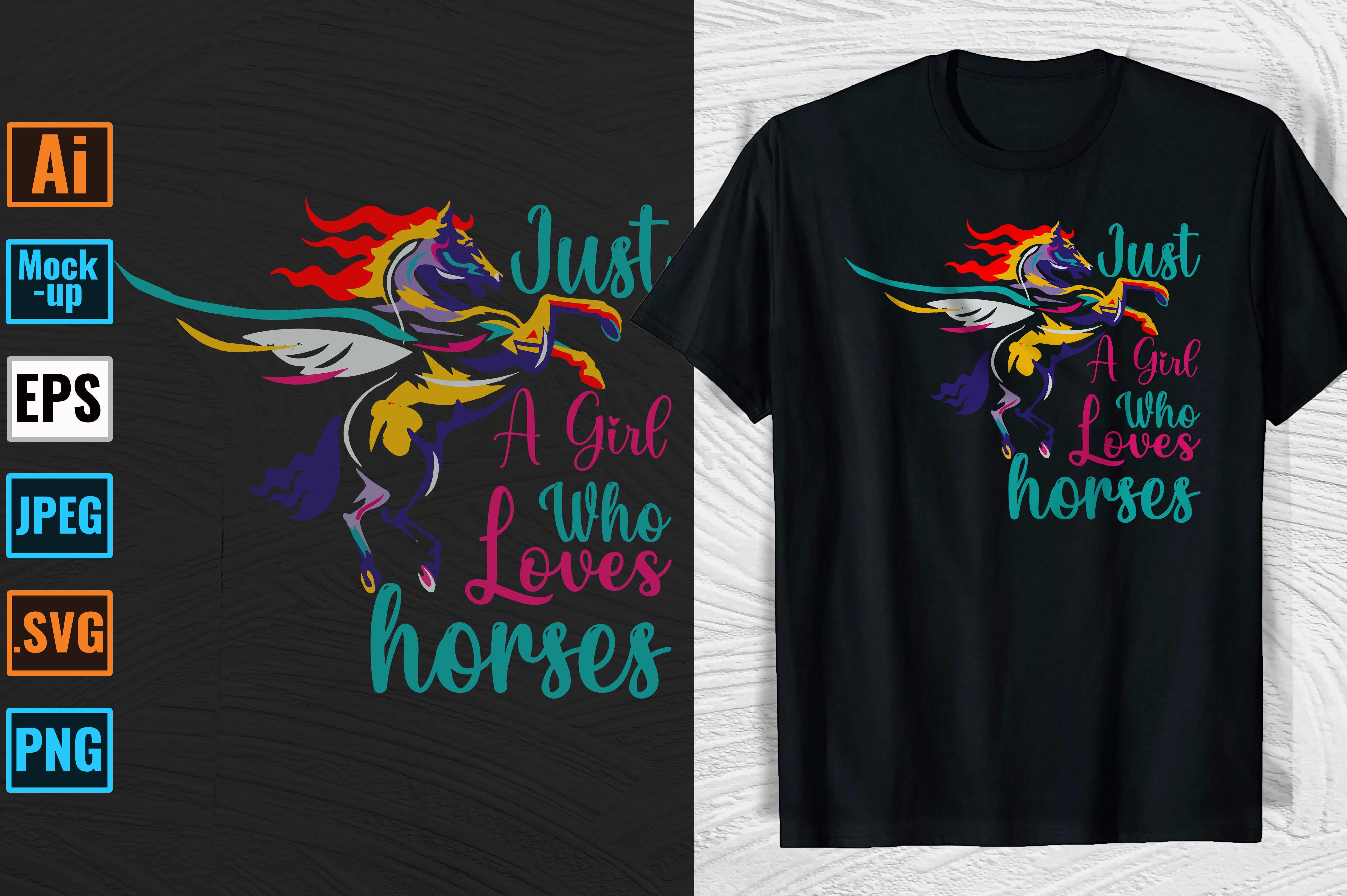 Horse T-shirt and Mug Design