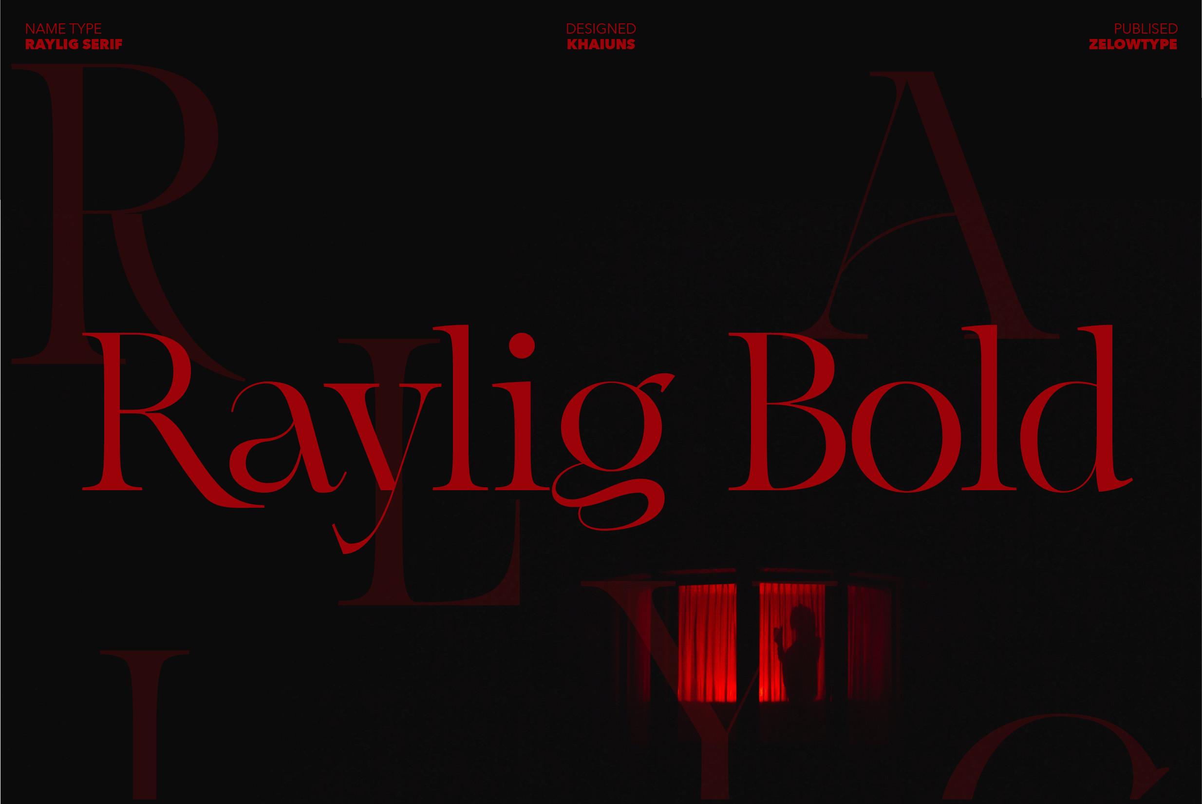 Raylig Bold Font