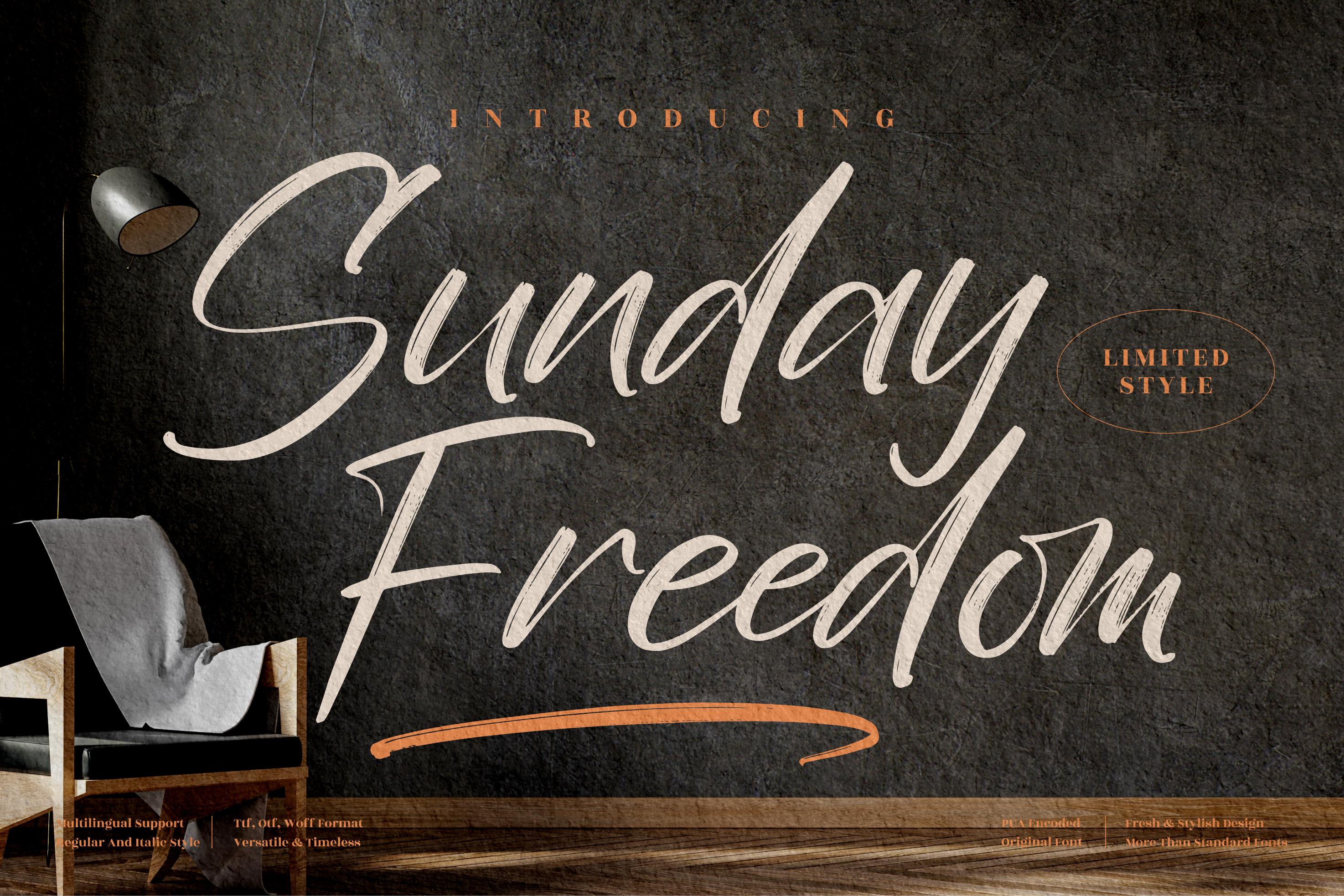 Sunday Freedom Font