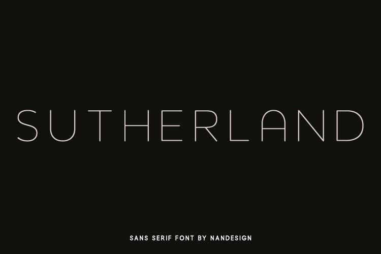 Sutherland Font