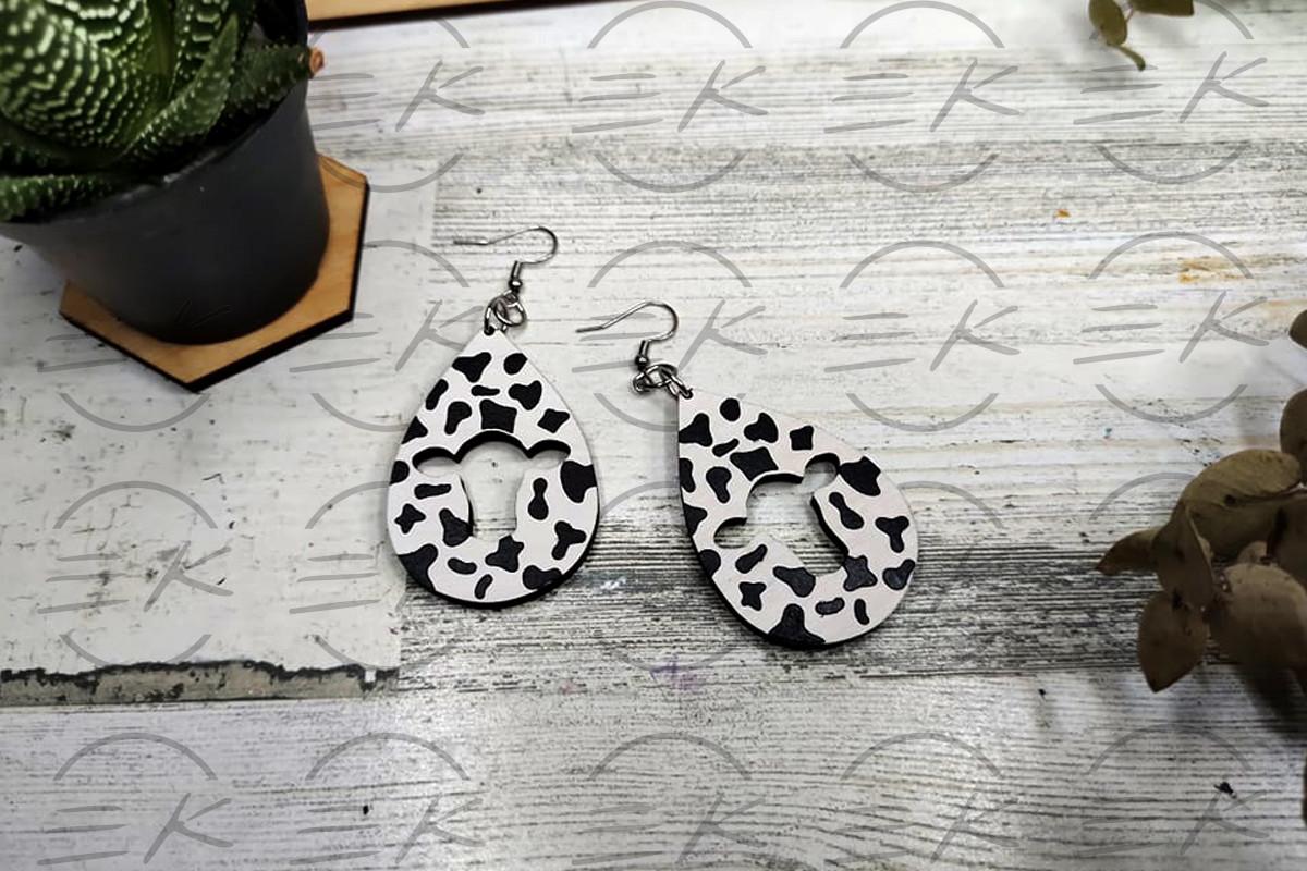 Cow Spot Earrings