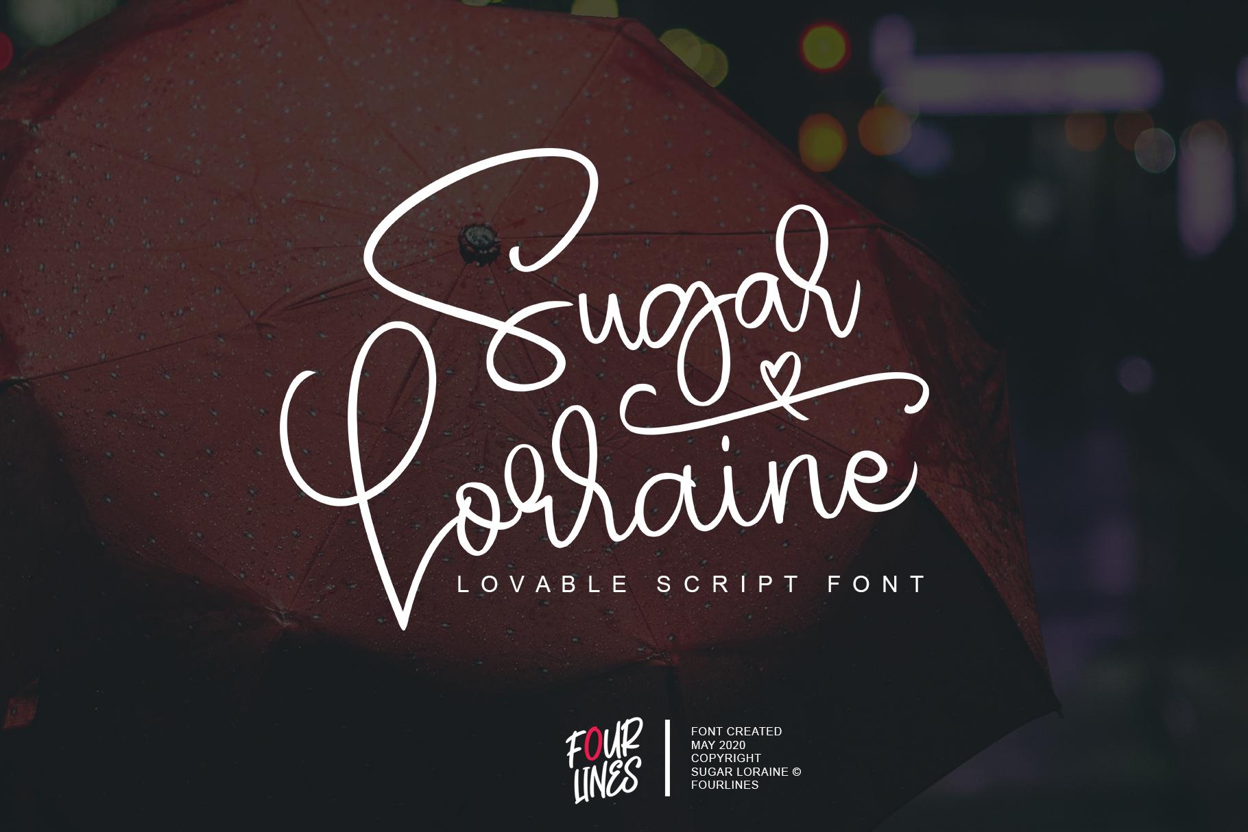 Sugar Lorraine Font