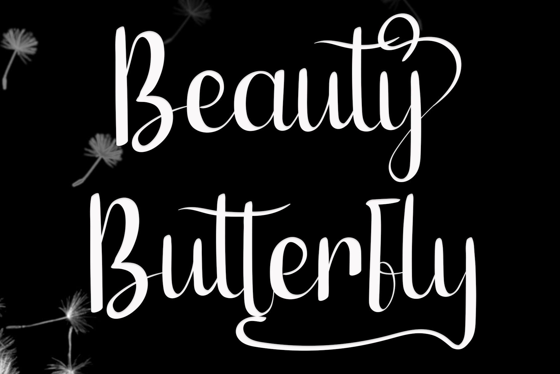 Beauty Butterfly Font