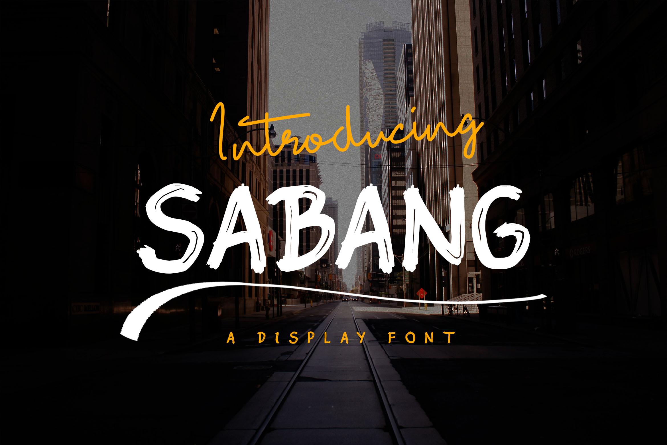 Sabang Font