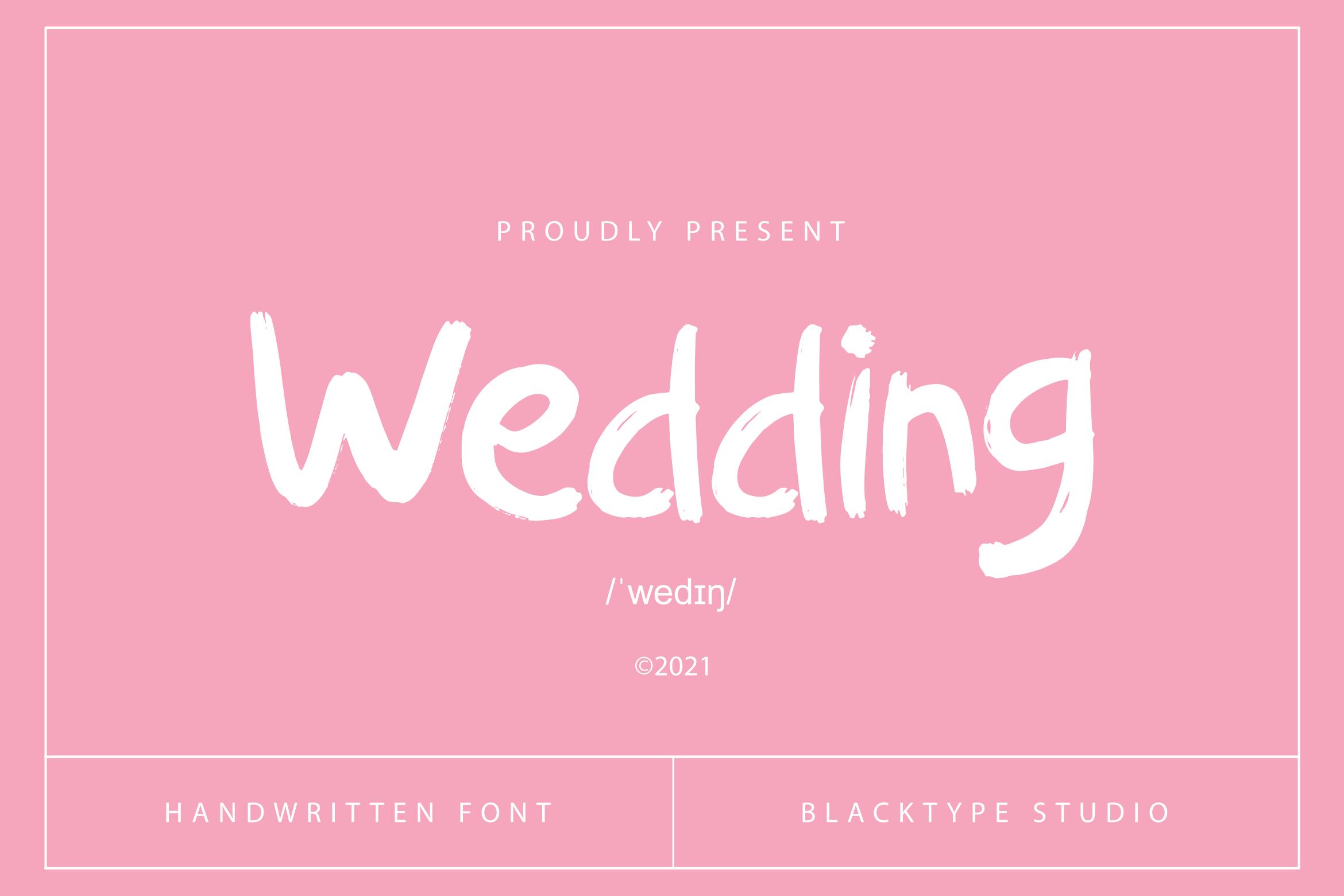 Wedding Font