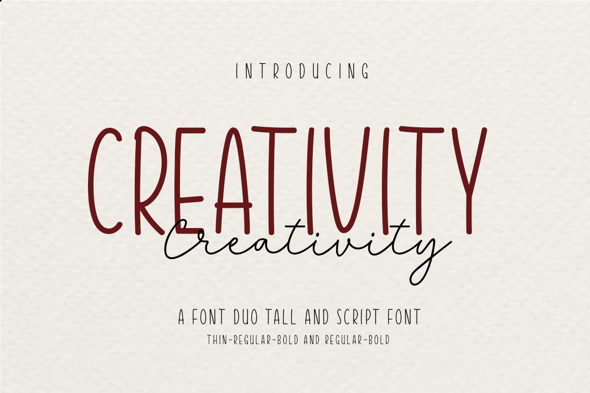 Creativity Font
