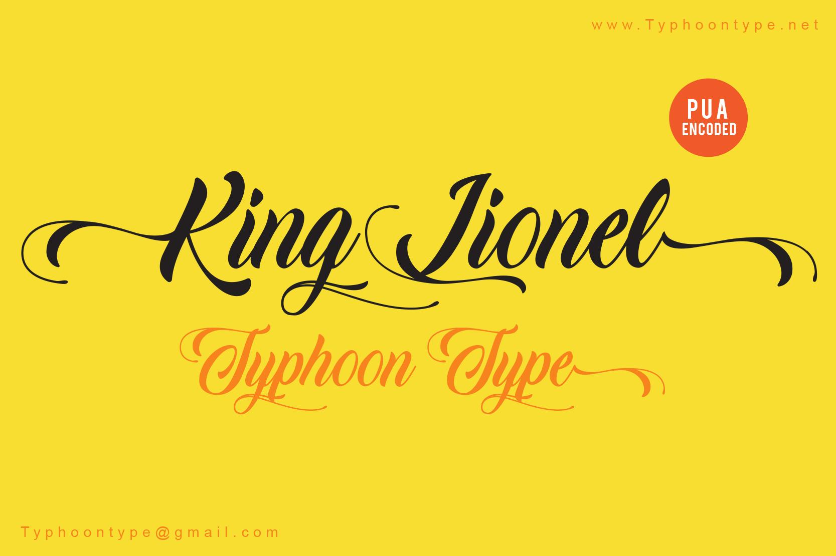 King Lionel Font