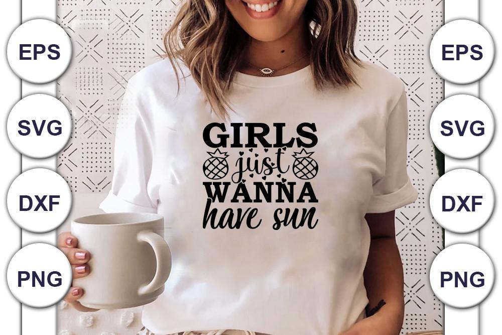 Summer Svg  Girls Just Wanna Have Sun