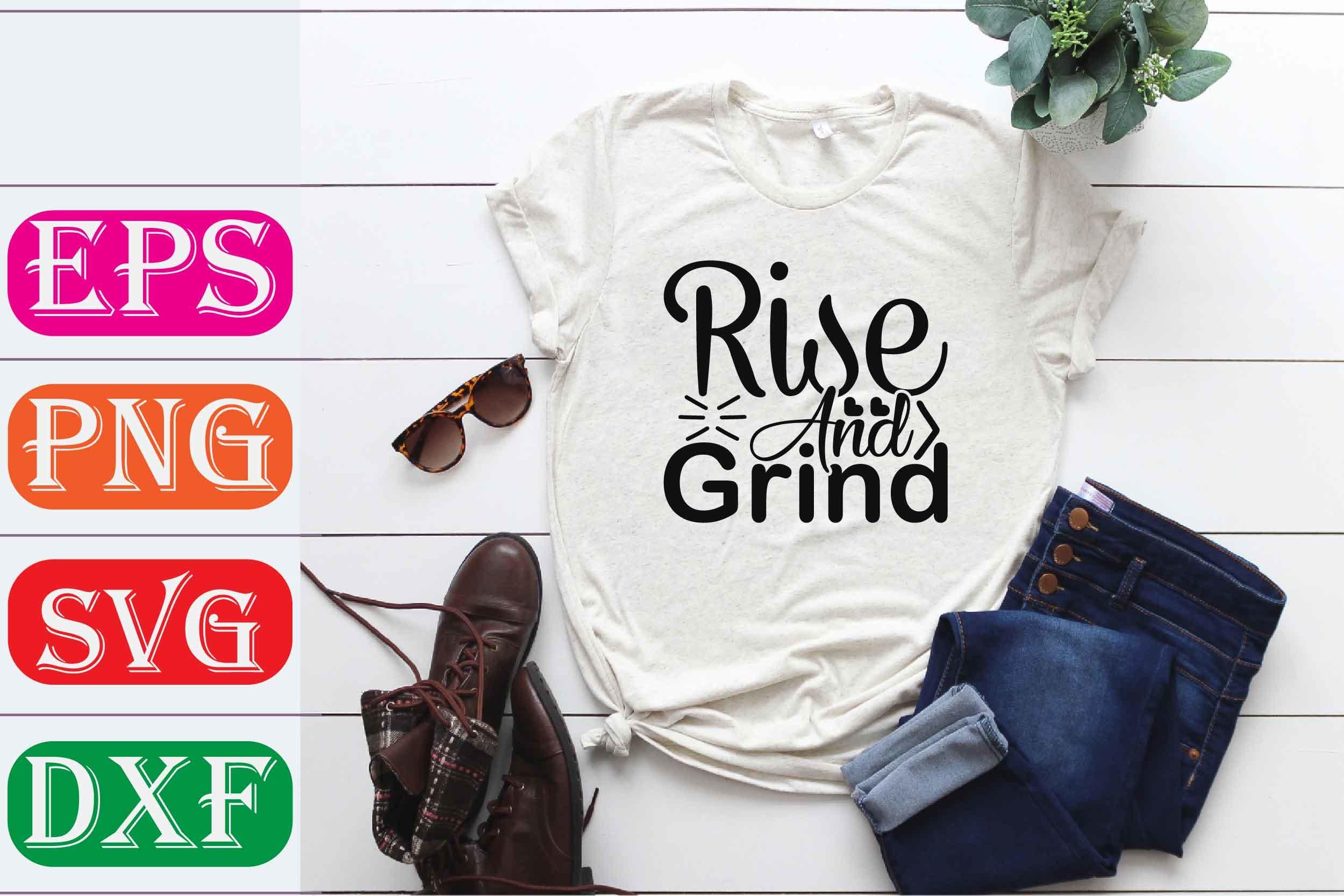 Fitness SVG Design. Rise and Grind