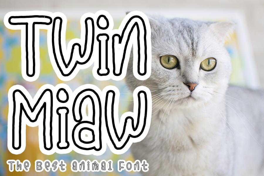 Twin Miaw Font