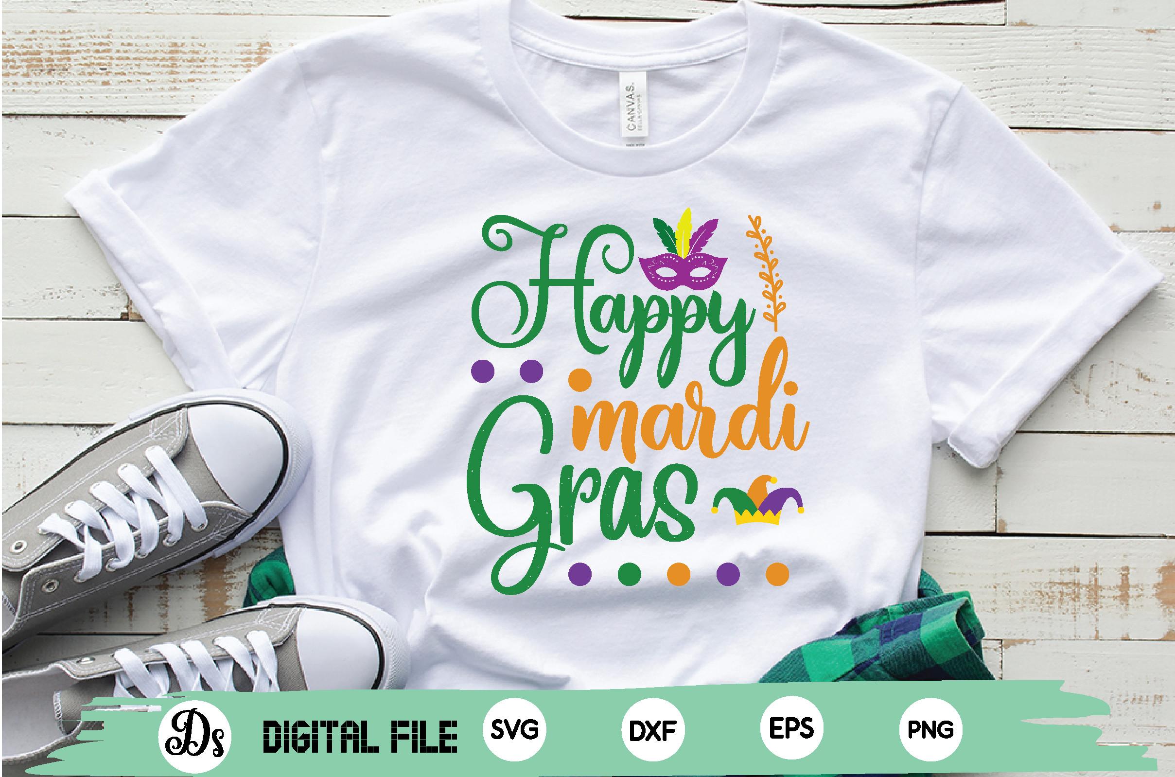 Happy Mardi Gras Svg