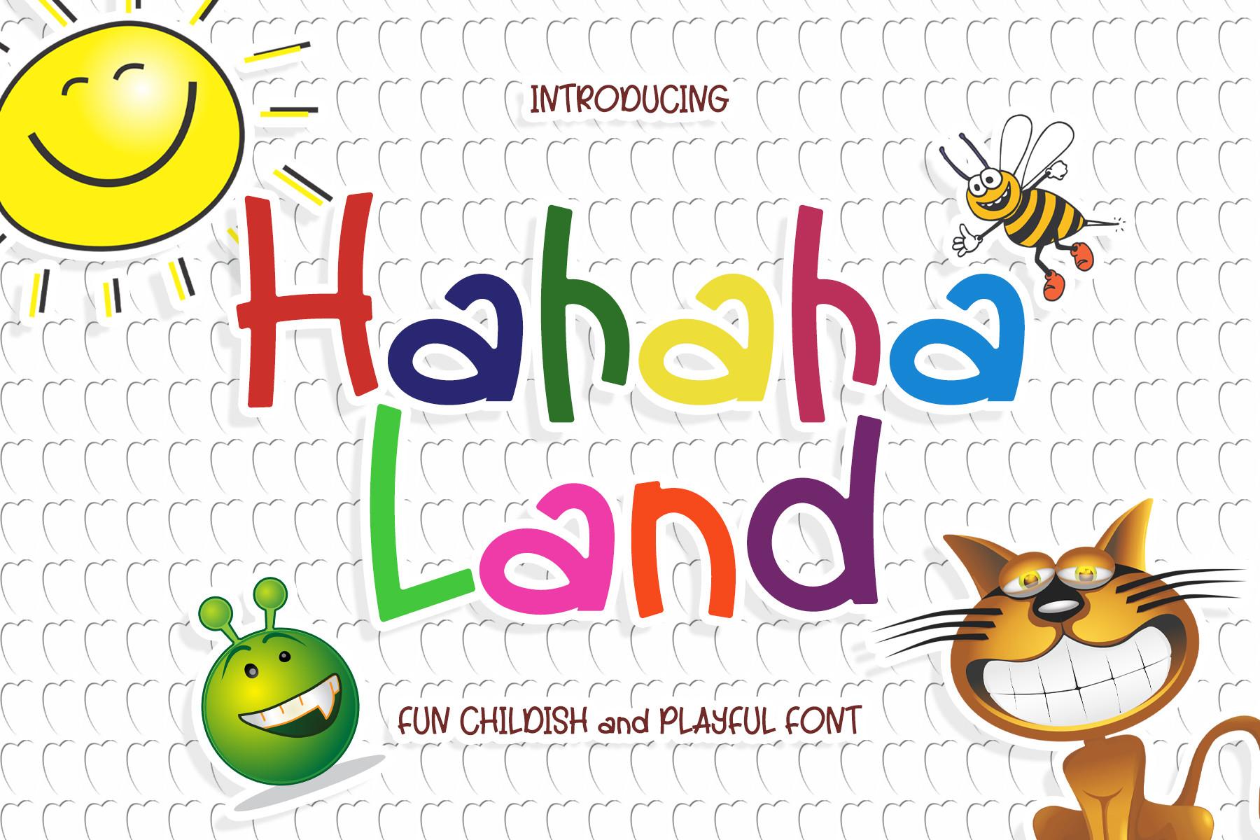Hahaha Land Font