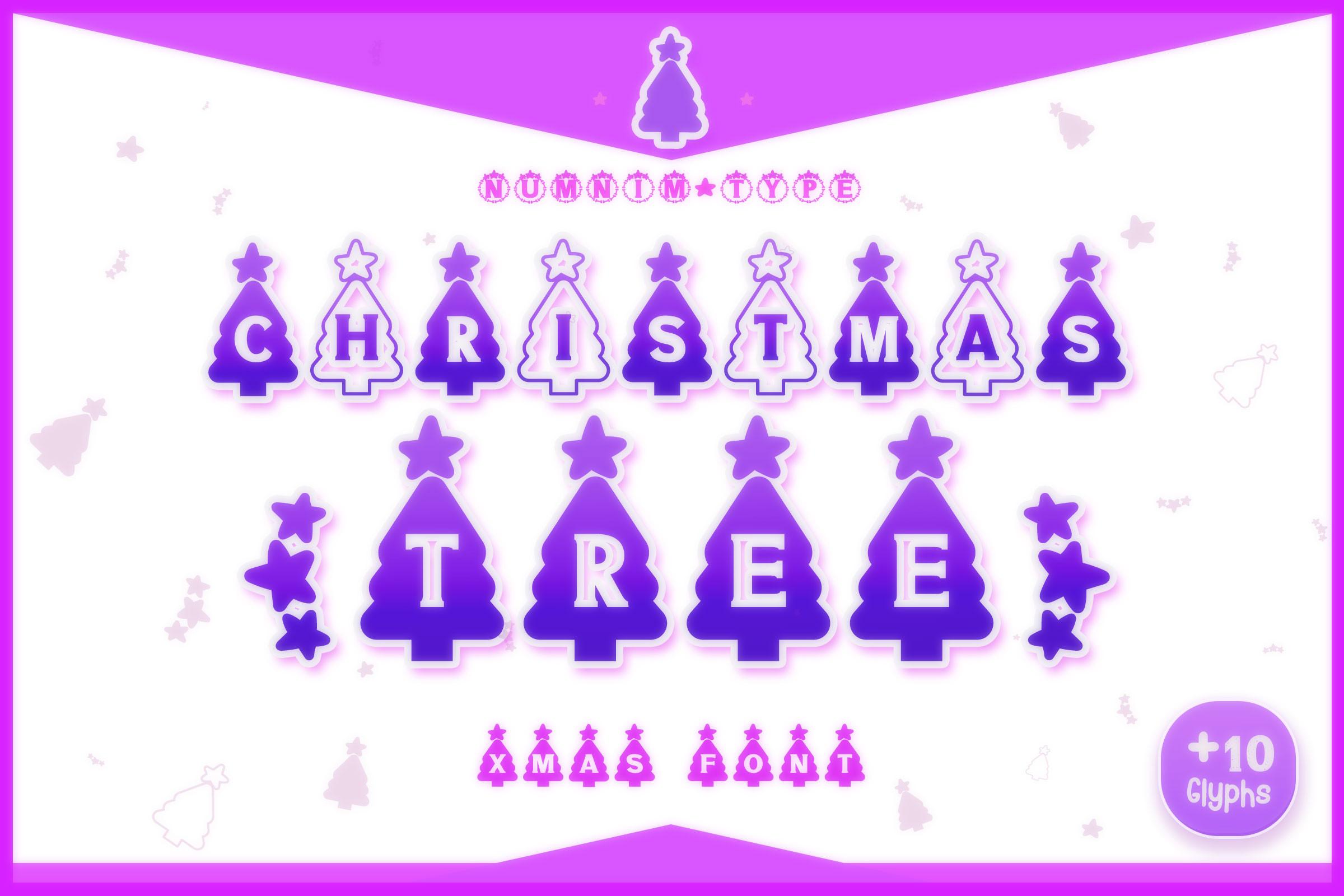 Christmas Tree Font