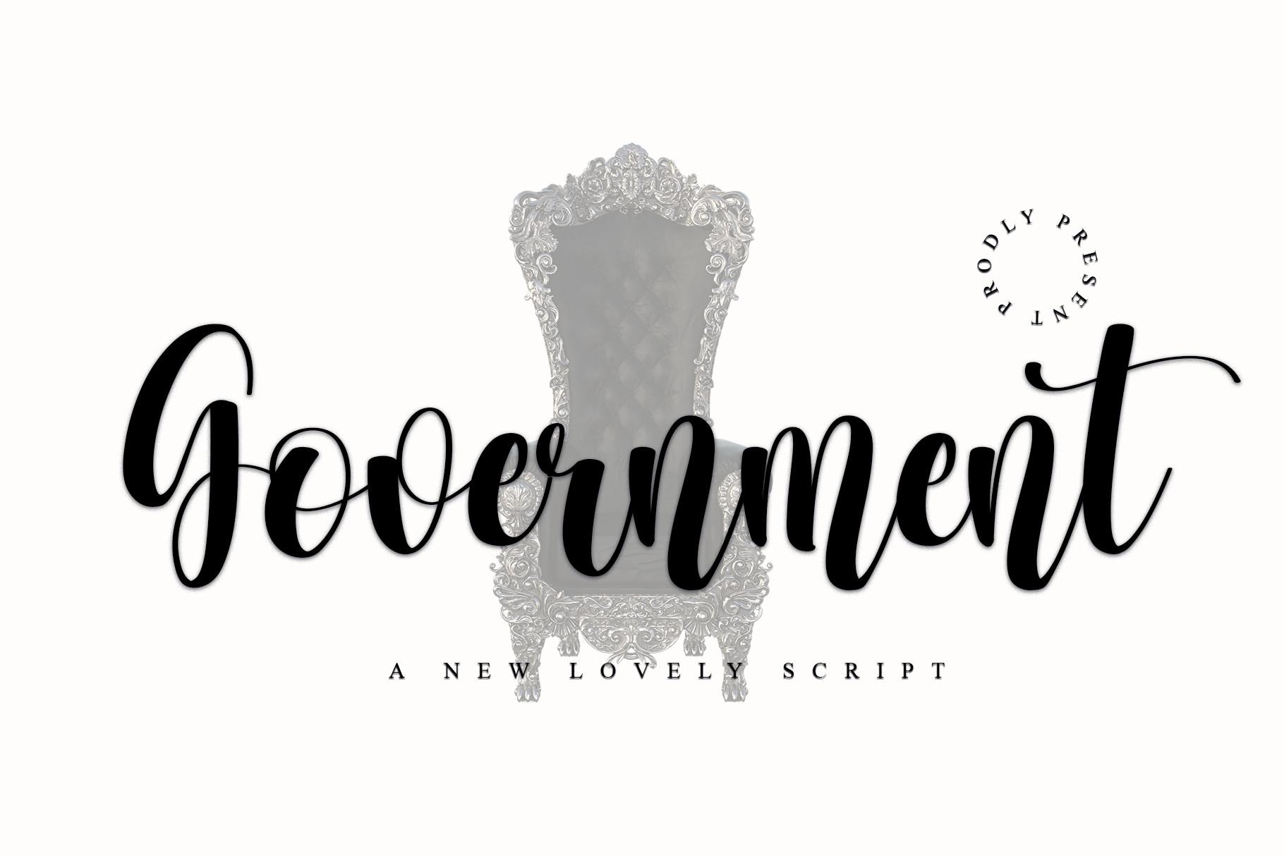 Goverment Font