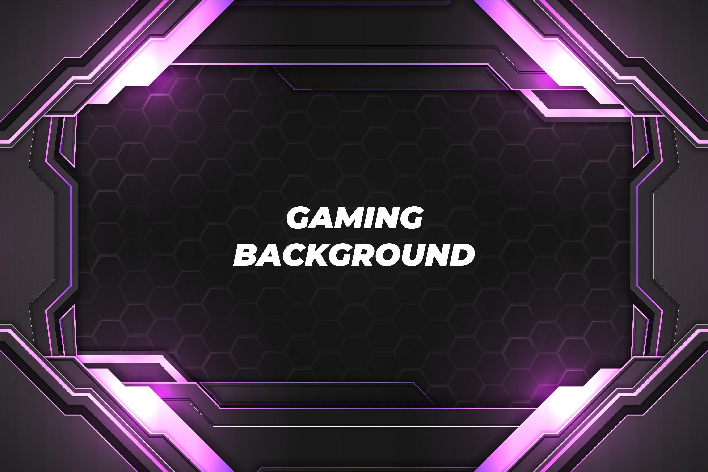 Gaming Background Black and Purple