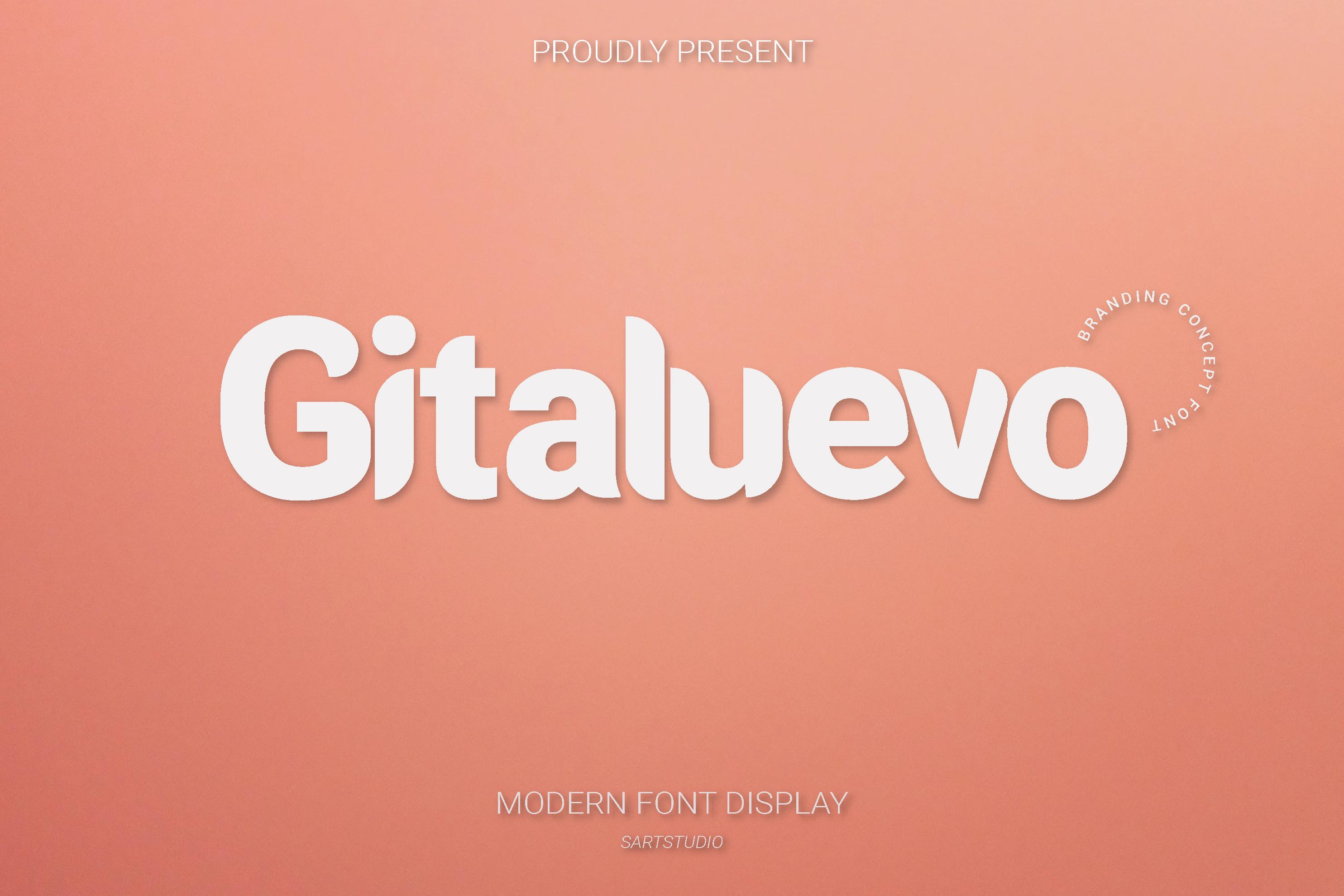 Gitaluevo Font