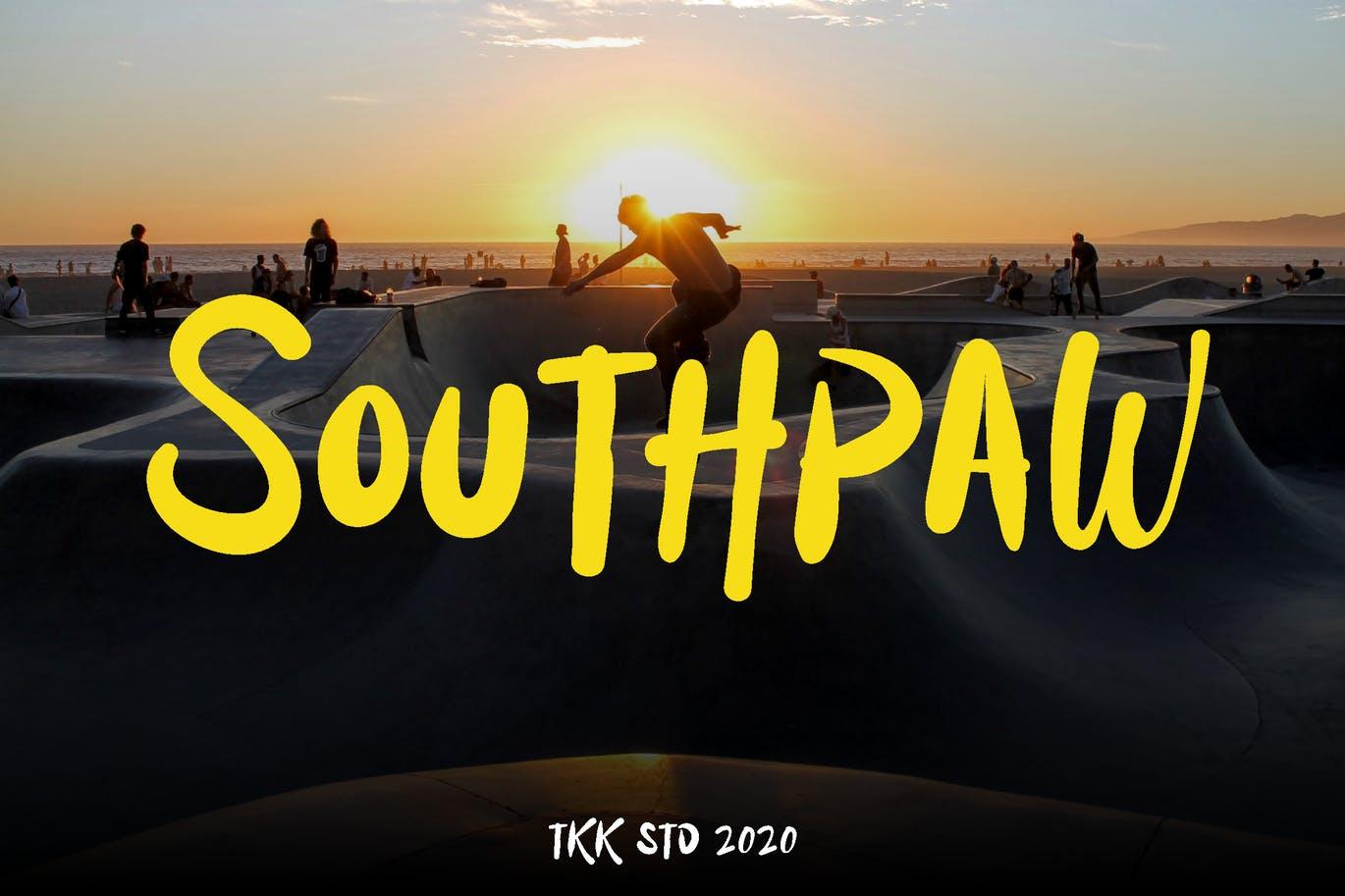 Southpaw Font