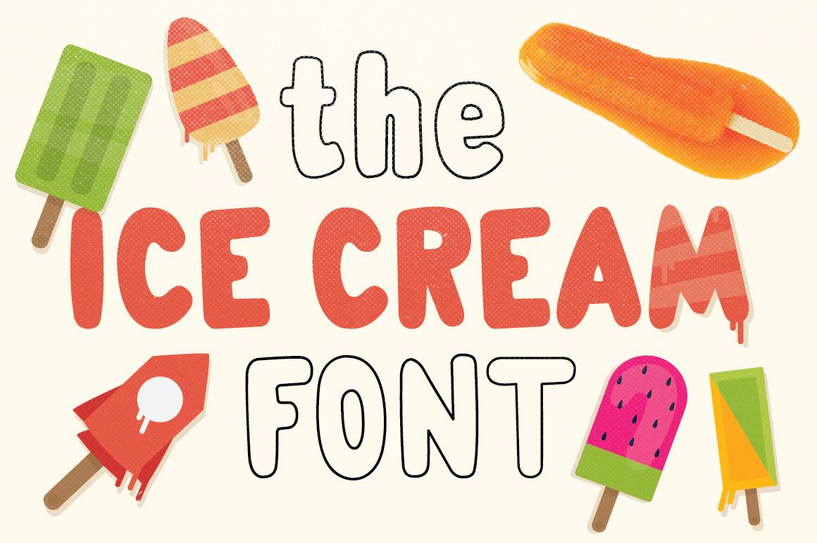 The Ice Cream  Font