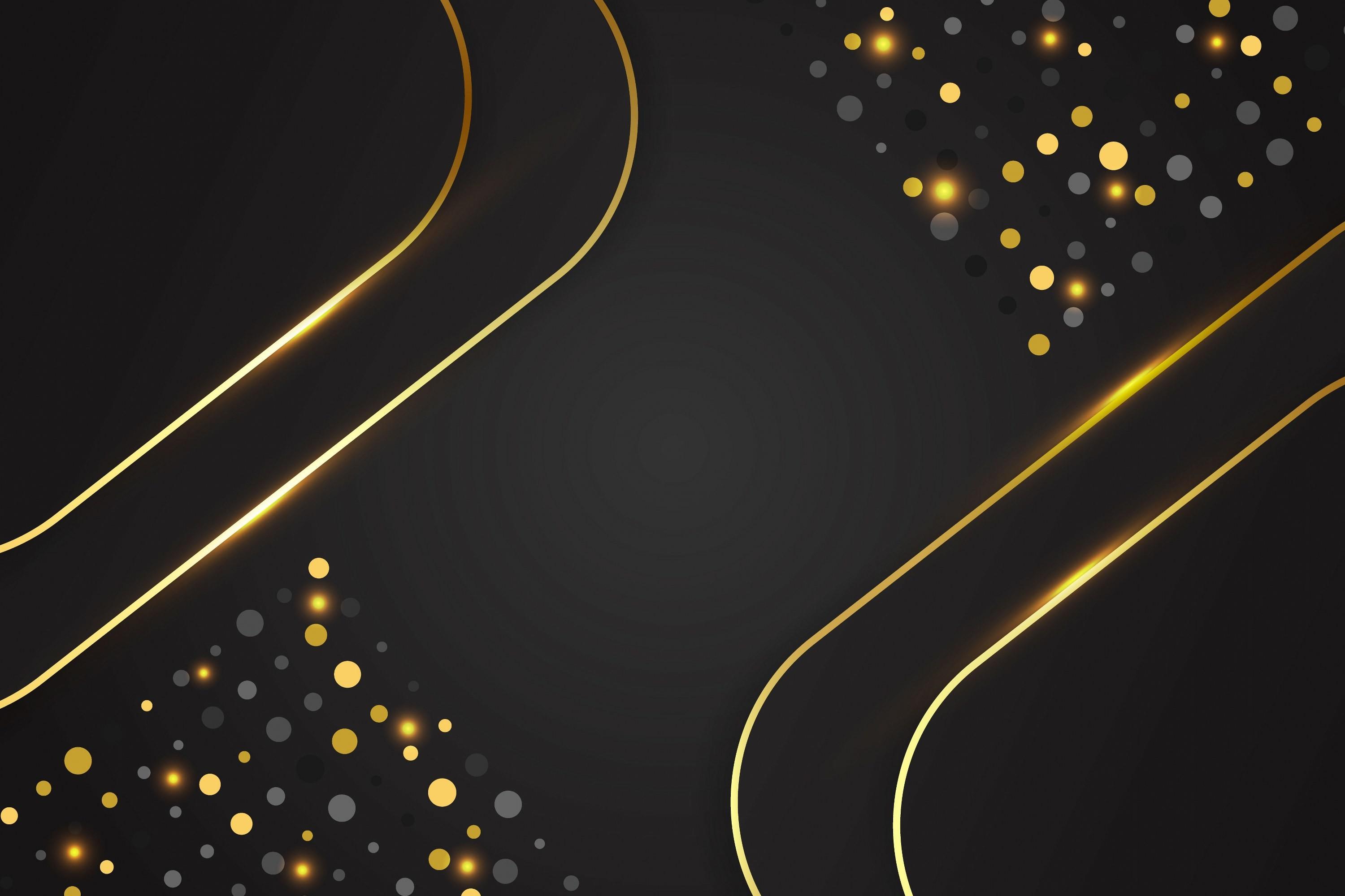 Black Luxury Background Overlapped Shape