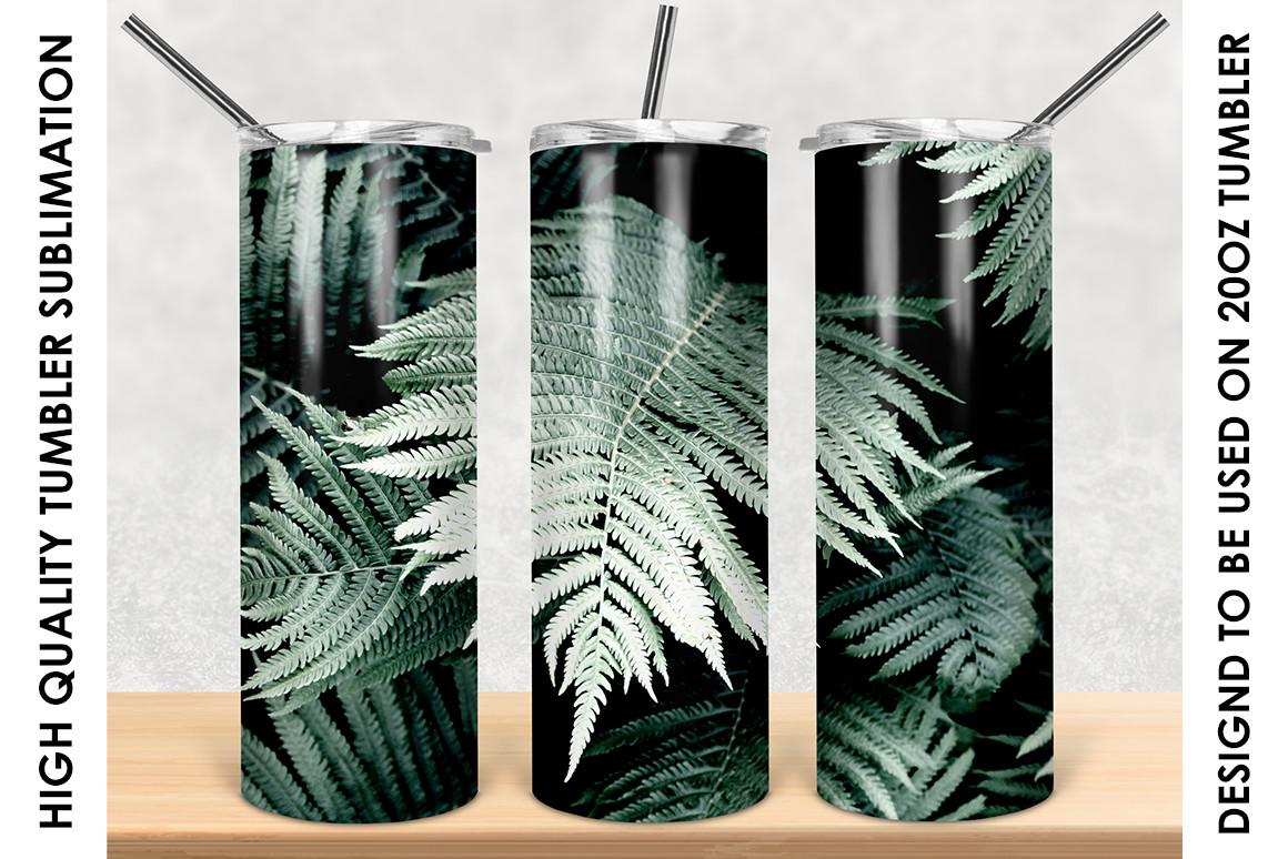 Sunbathing Leaves 20oz Skinny Tumbler