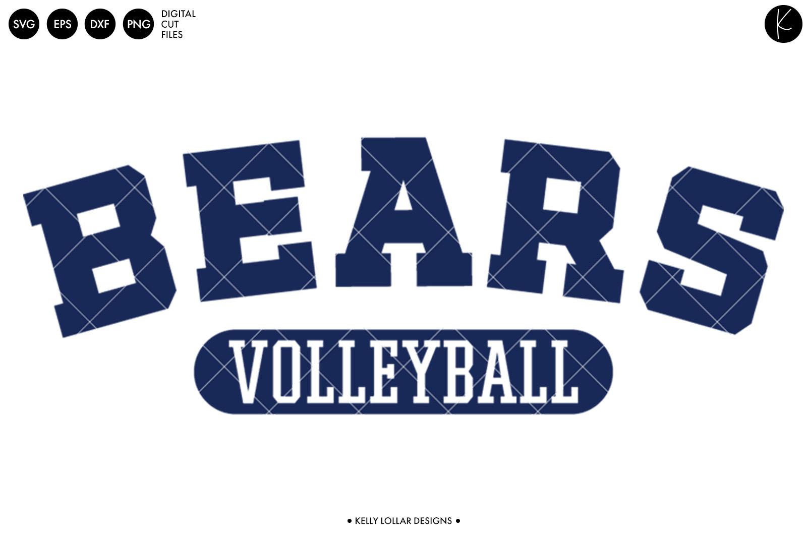 Bears Volleyball Arched