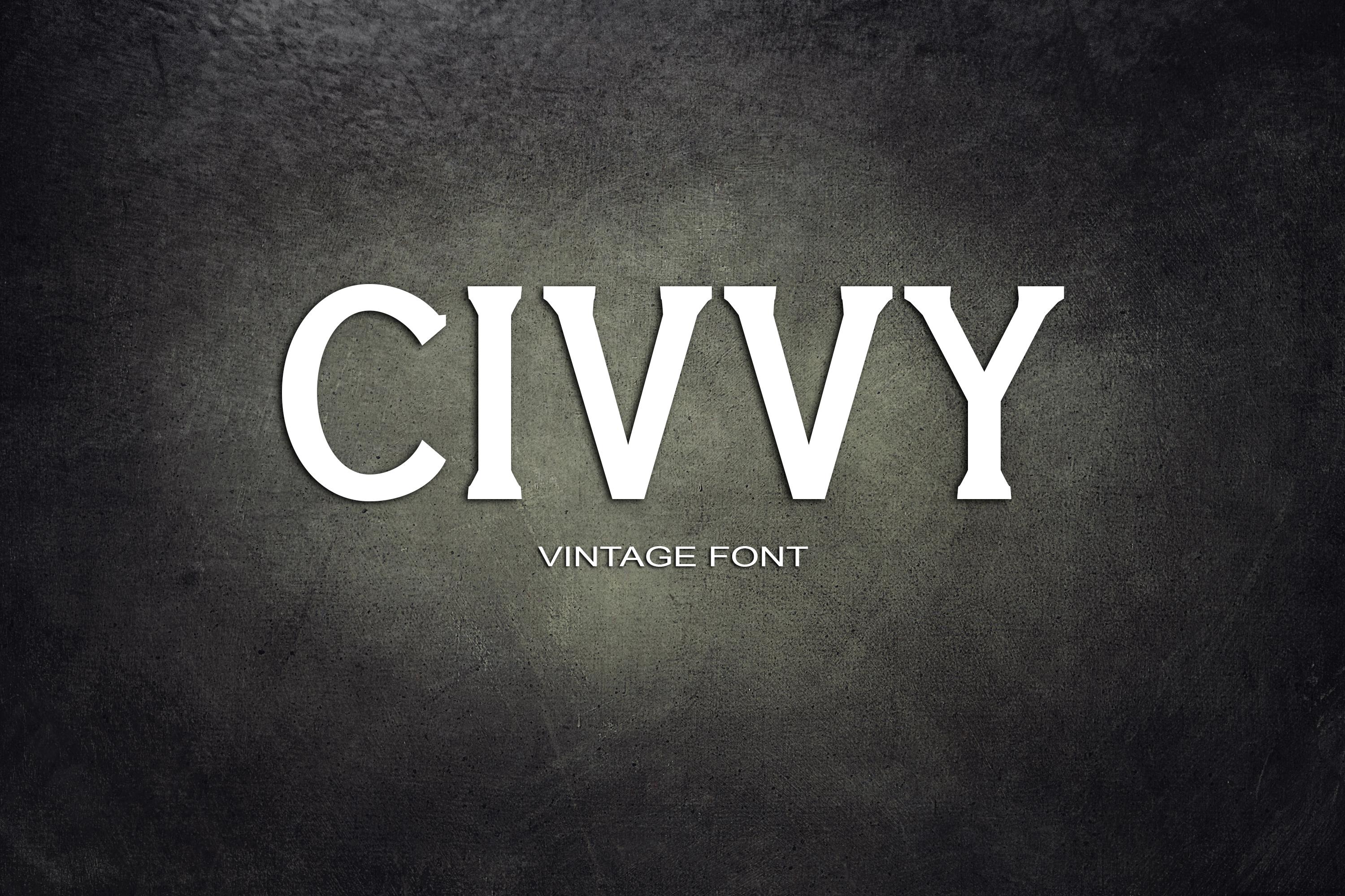 Civvy Font