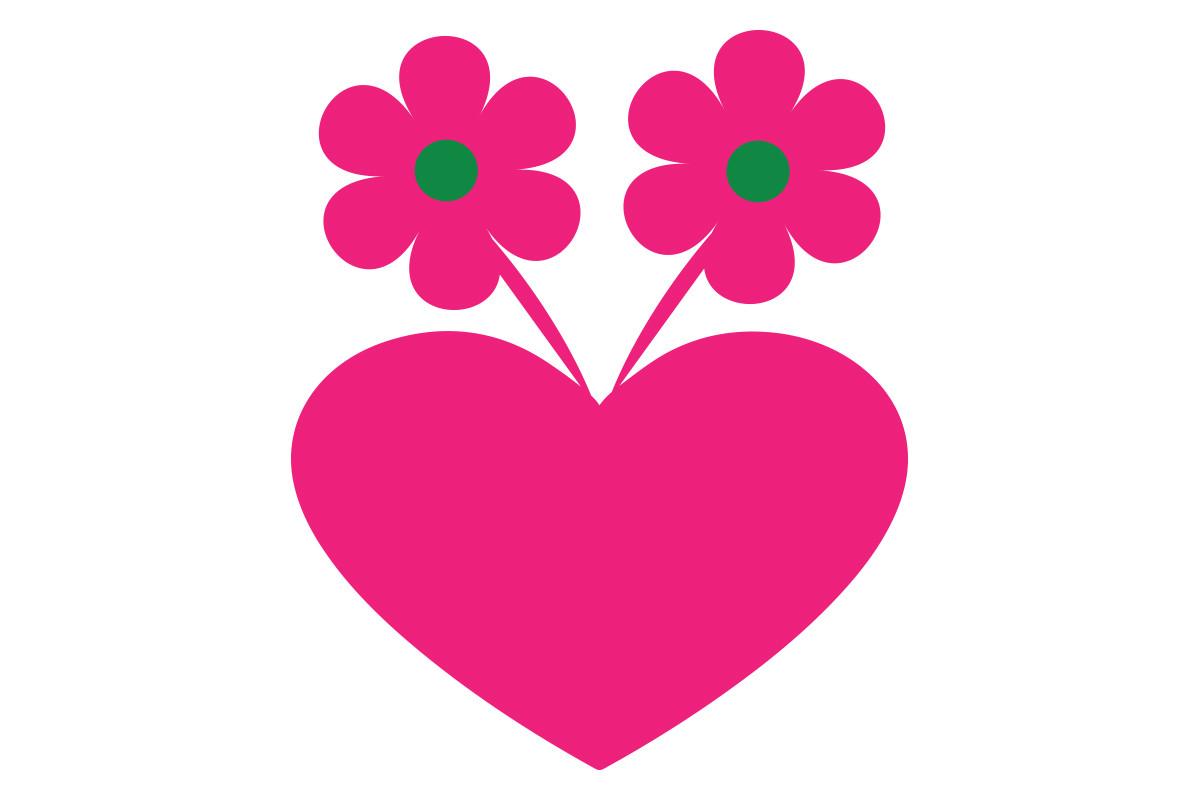 Love Flower Vector
