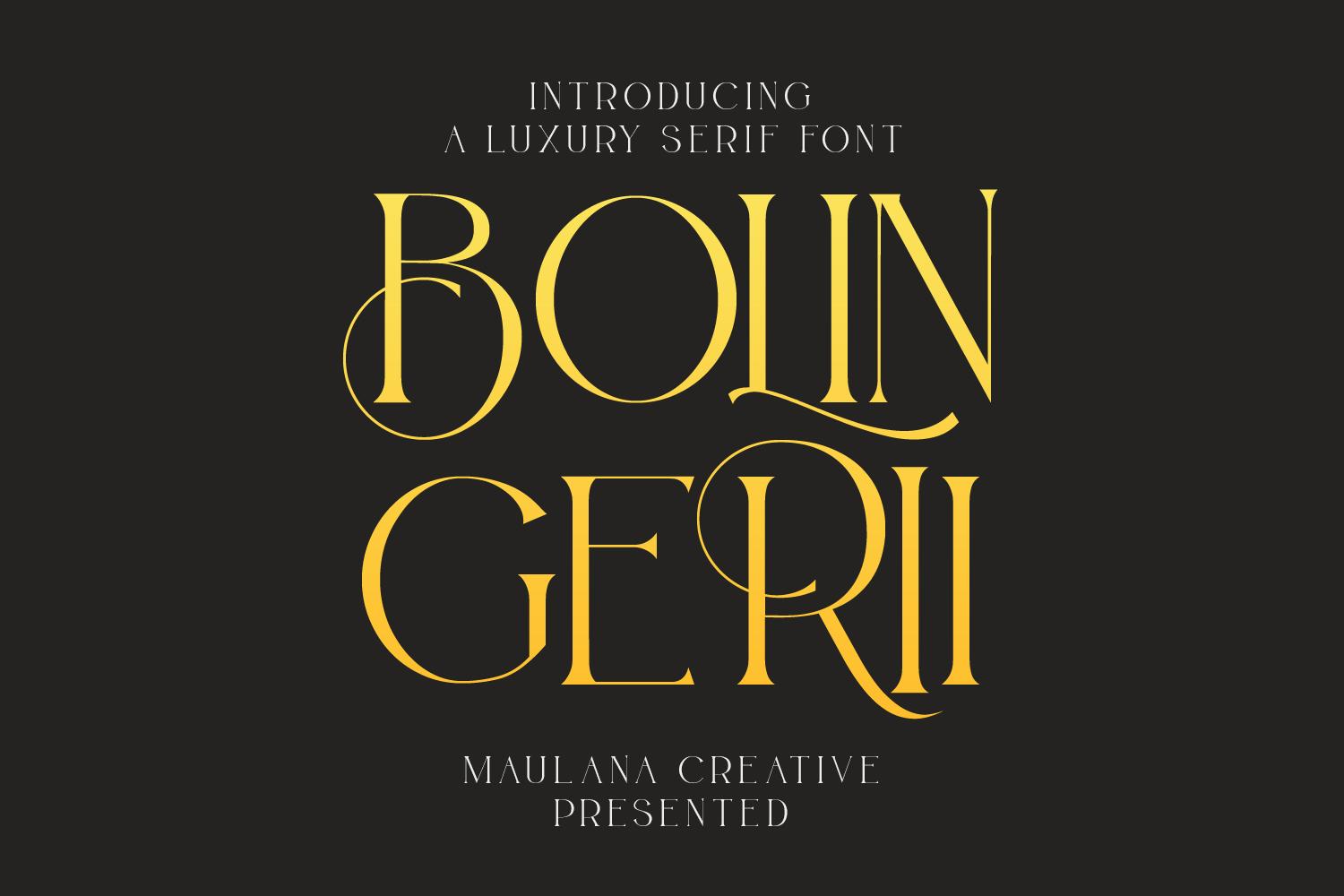 Bolin Gerii Font