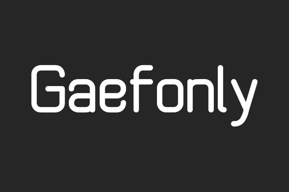 Gaefonly Font