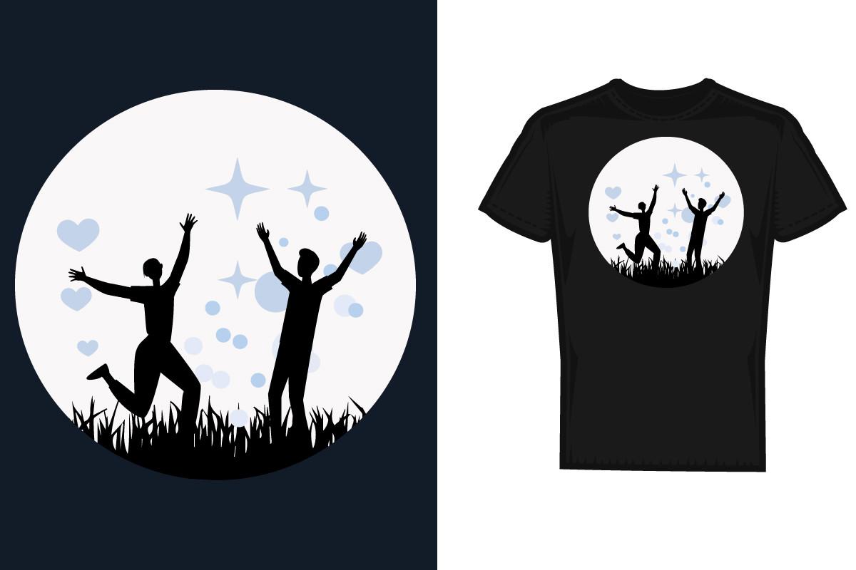 Valentine-Valentines Day T-shirt Design