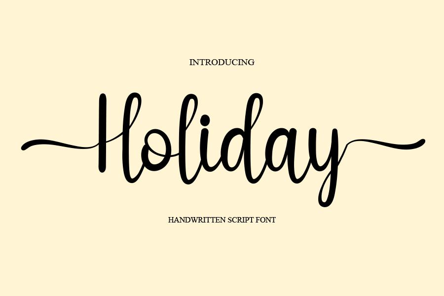 Holiday Font