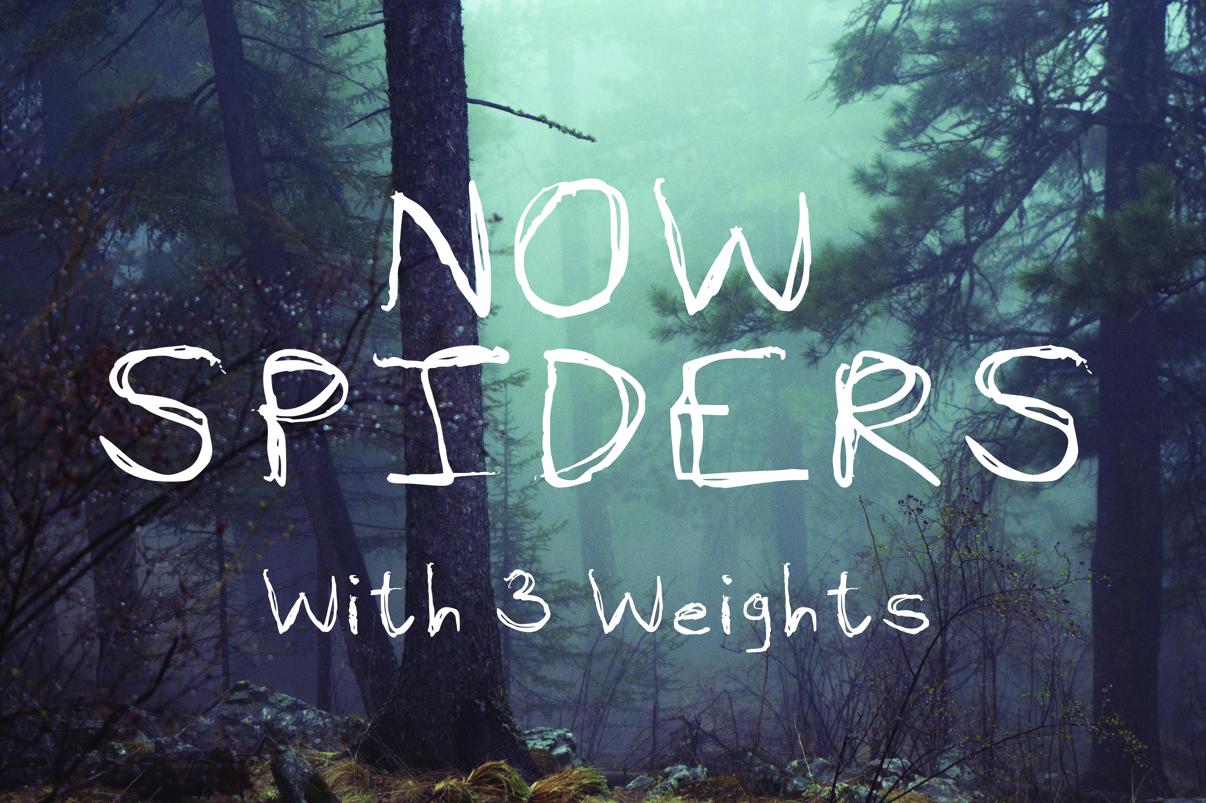 Now Spiders Font