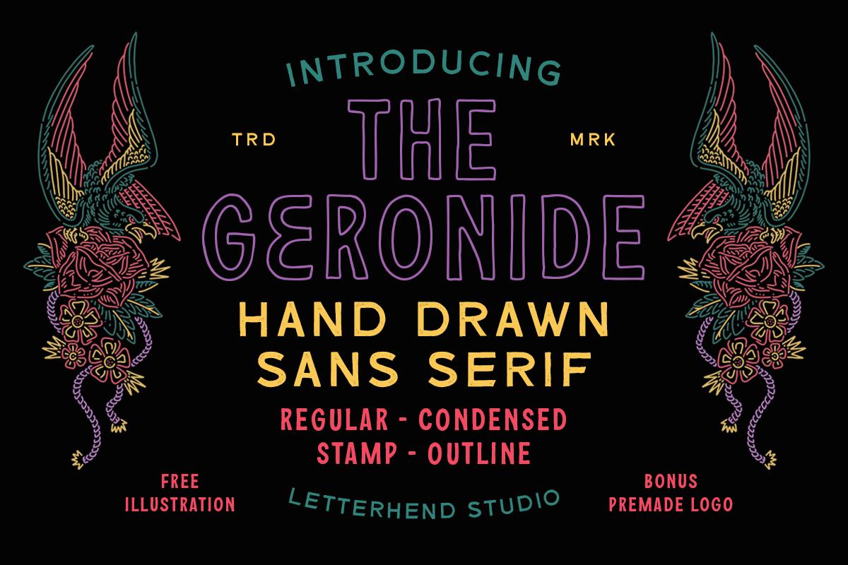 The Geronide Font