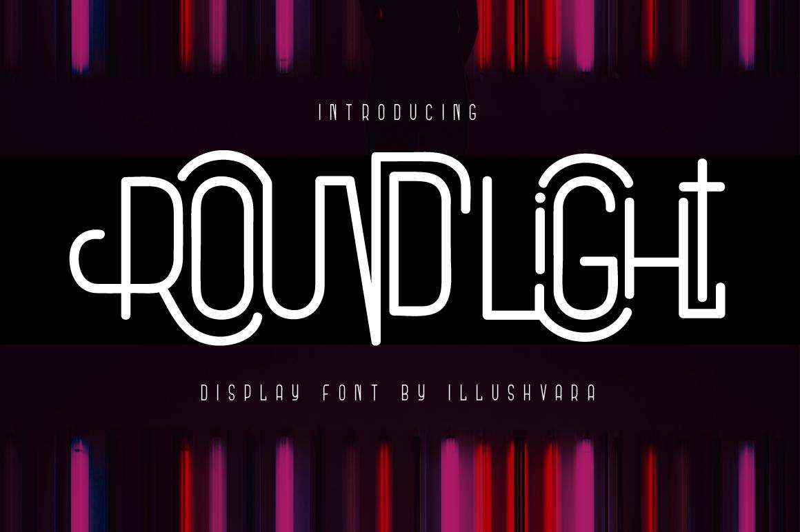 Round Light Font