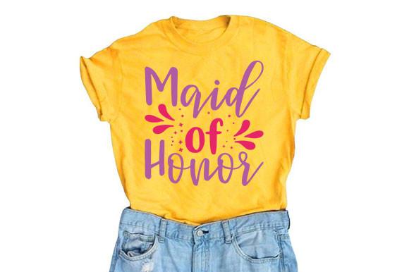Wedding Svg Design, Maid of Honor