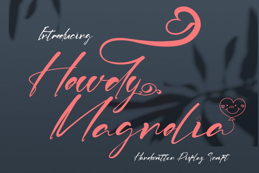 Howdy Magnolia Font