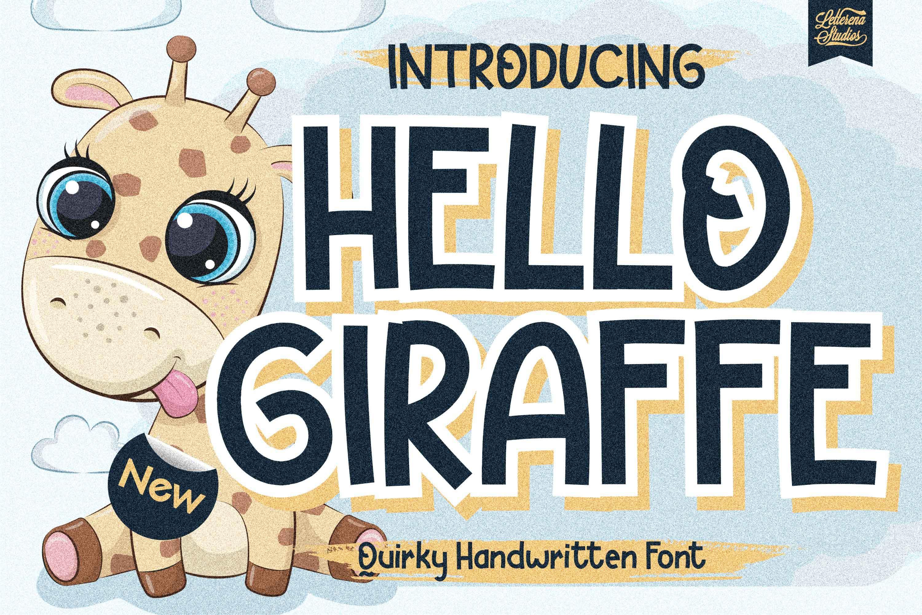 Hello Giraffe Font