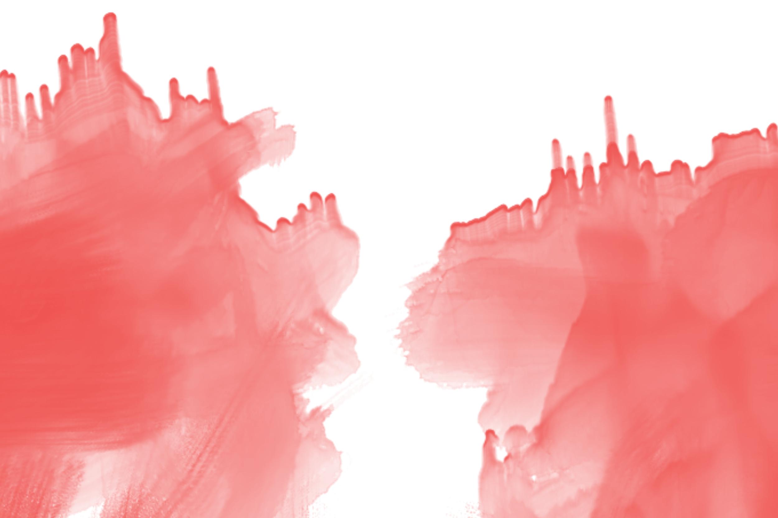 Watercolor Stains Wedding
