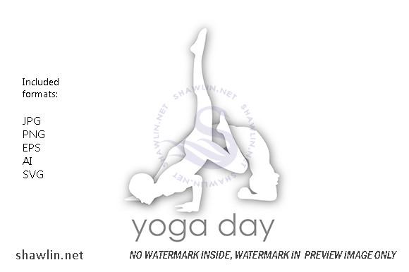 Yoga Day Yoga Poses with Energy Field