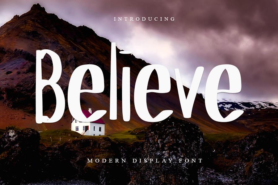 Believe Font